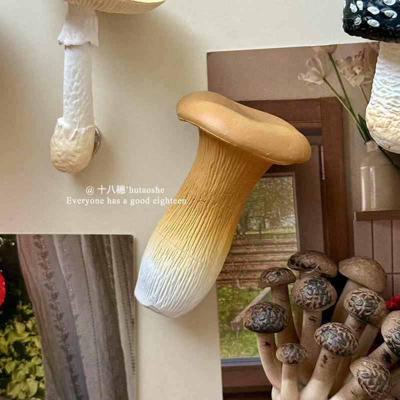 Wholesale Simulation  mushroom shiitake mushroom refrigerator magnet